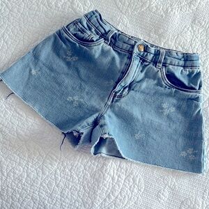 OshKosh B'gosh for Girls Denim Shorts. Size 7/7A. Light blue
